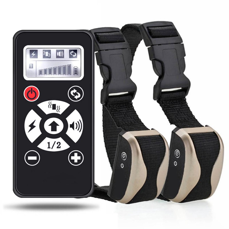 Waterproof Dog Training Collars with Remote and Rechargeable Vibrating Dog Collars for 2 Dogs Waterproof Dog Training Collars with Remote and Rechargeable Vibrating Dog Collars for 2 Dogs