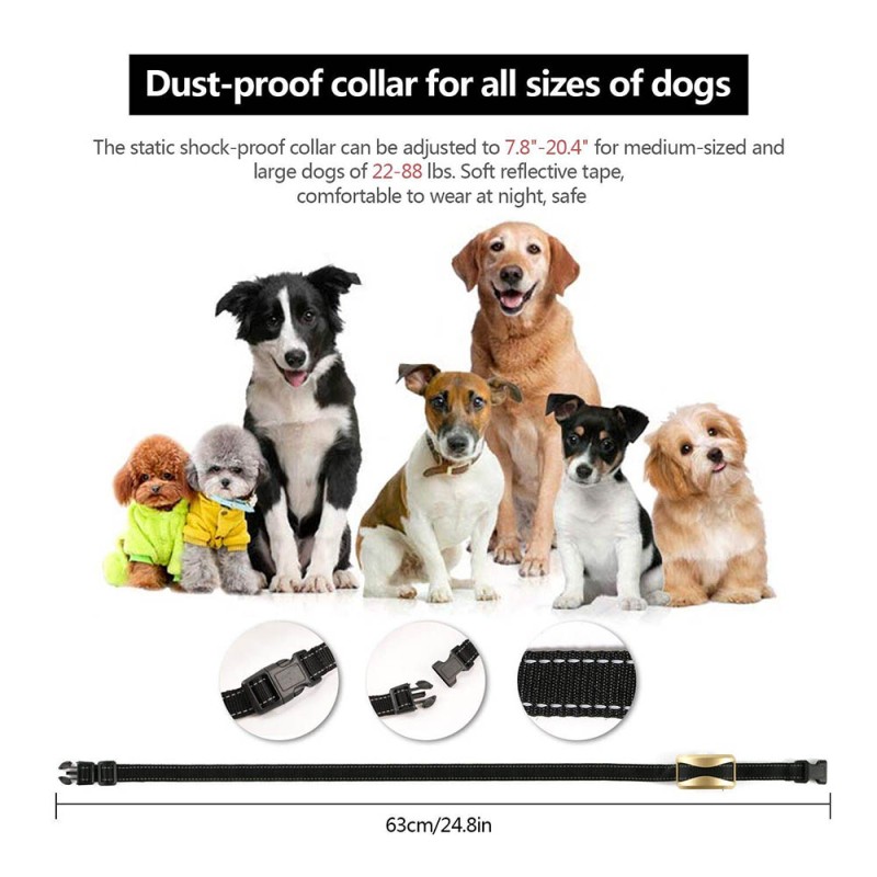 Waterproof Dog Training Collars with Remote and Rechargeable Vibrating Dog Collars for 2 Dogs Waterproof Dog Training Collars with Remote and Rechargeable Vibrating Dog Collars for 2 Dogs