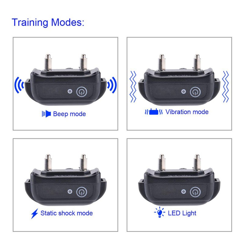 Rechargeable Remote Dog Training Collars with Waterproof Vibrating Dog Collars for 3 Dogs Rechargeable Remote Dog Training Collars with Waterproof Vibrating Dog Collars for 3 Dogs