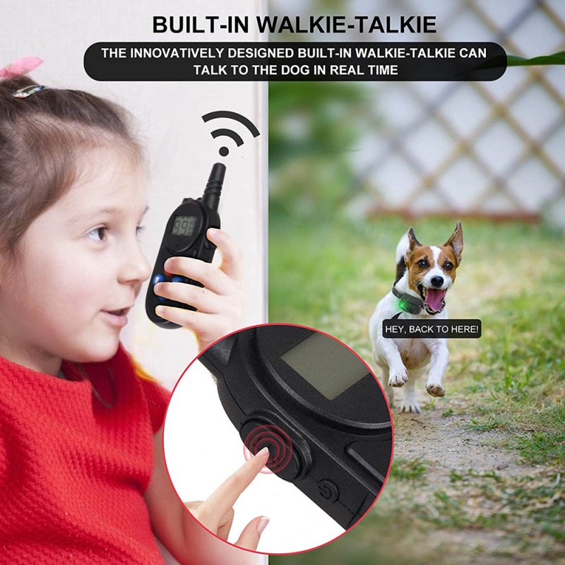 Dog Training Collars with Walkie Talkie Remote Control Electric Dog Collars for 2 dogs Dog Training Collars with Walkie Talkie Remote Control Electric Dog Collars for 2 dogs