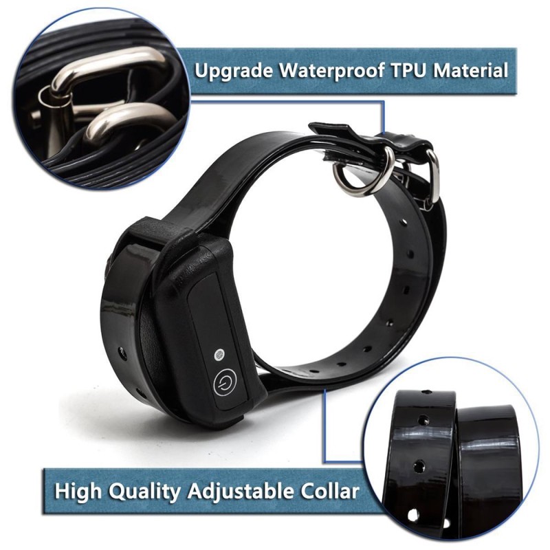 Rechargeable Waterproof Dog Training Collars with remote dog shock E-Collars Rechargeable Waterproof Dog Training Collars with remote dog shock E-Collars