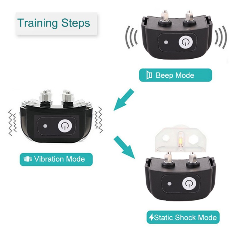Dog Training Collars with Wireless Remote Rechargeable Dog Shock Collars Dog Training Collars with Wireless Remote Rechargeable Dog Shock Collars